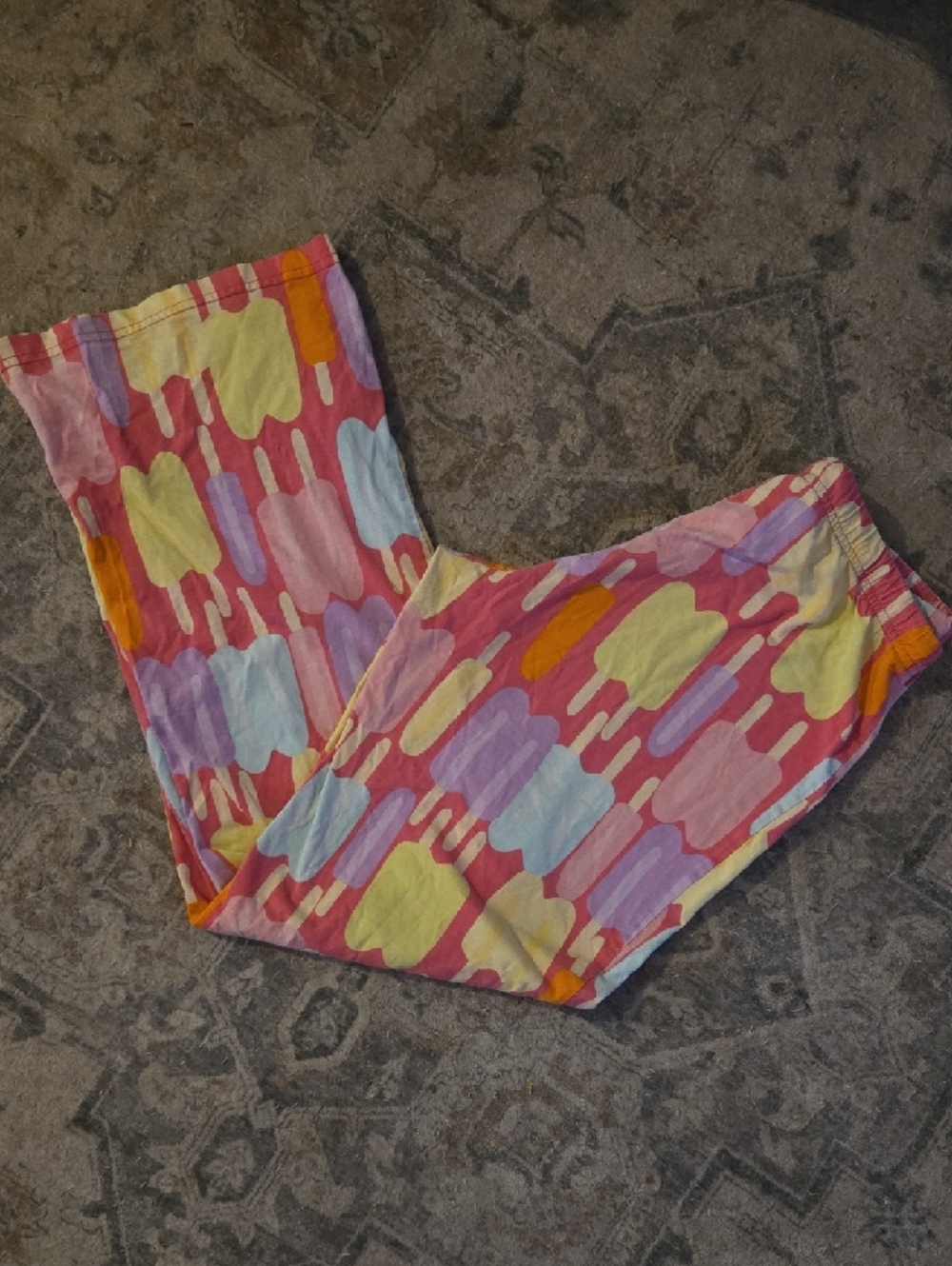 Pink Popsicle-Print Pajama Pants - Picture 3 of 4